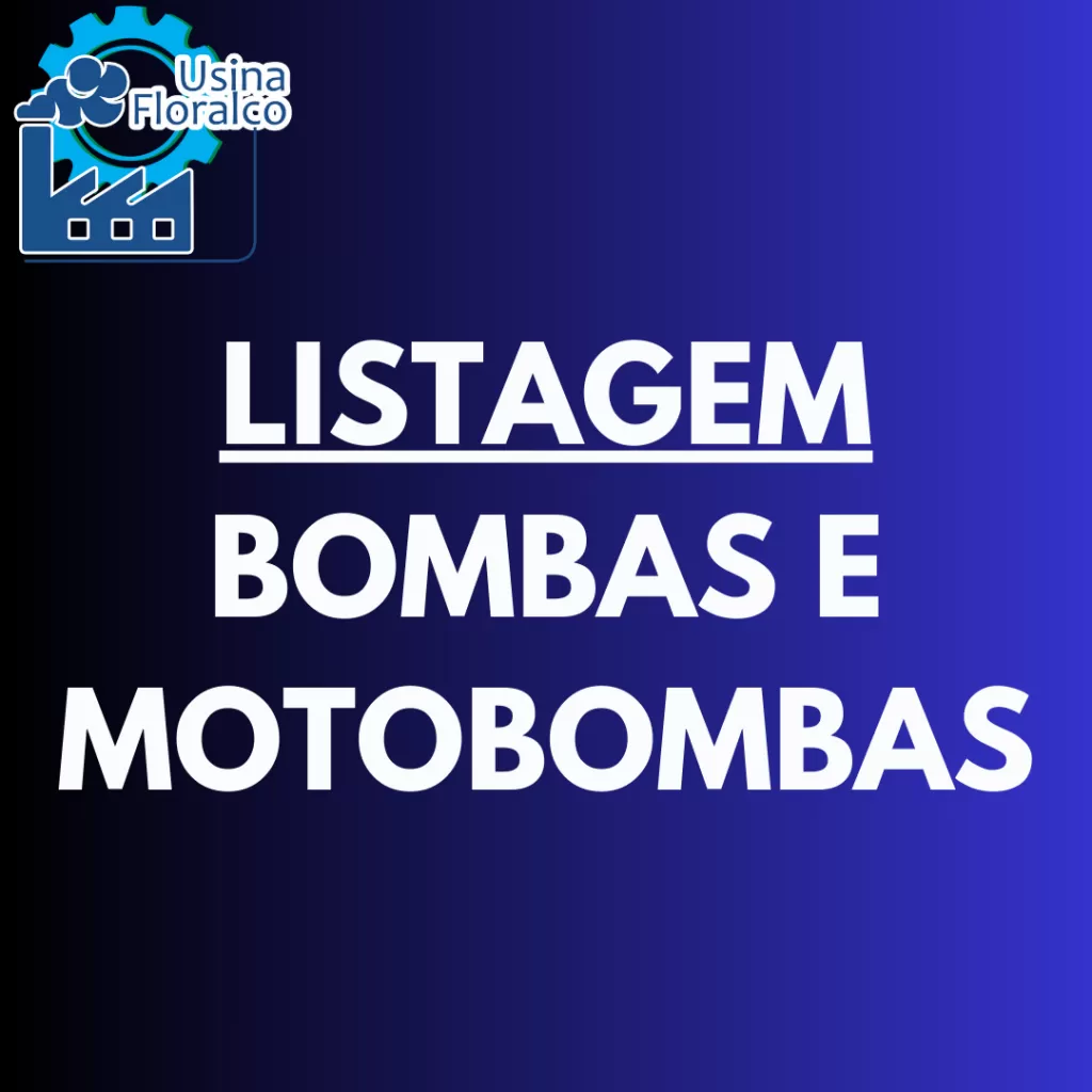 BOMBAS E MOTOBOMBAS