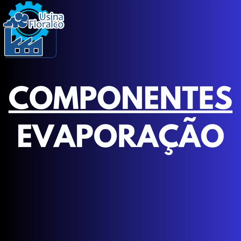 COMPONENTES DA EVAPORAÇÃO